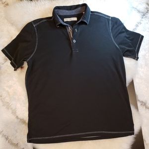 Tommy Bahama Black Polo Pullover